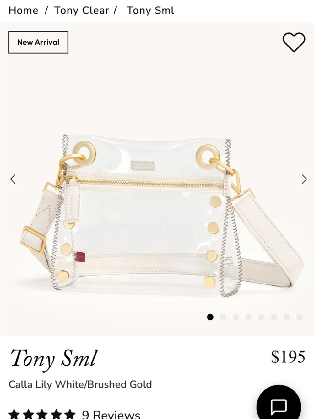 Hammit Tony Clear Crossbody